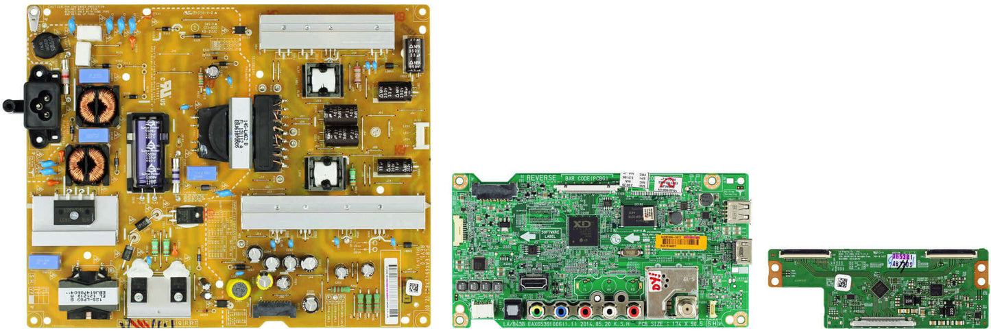 LG 55LB5900-UV BUSWLJR Complete LED TV Repair Parts Kit