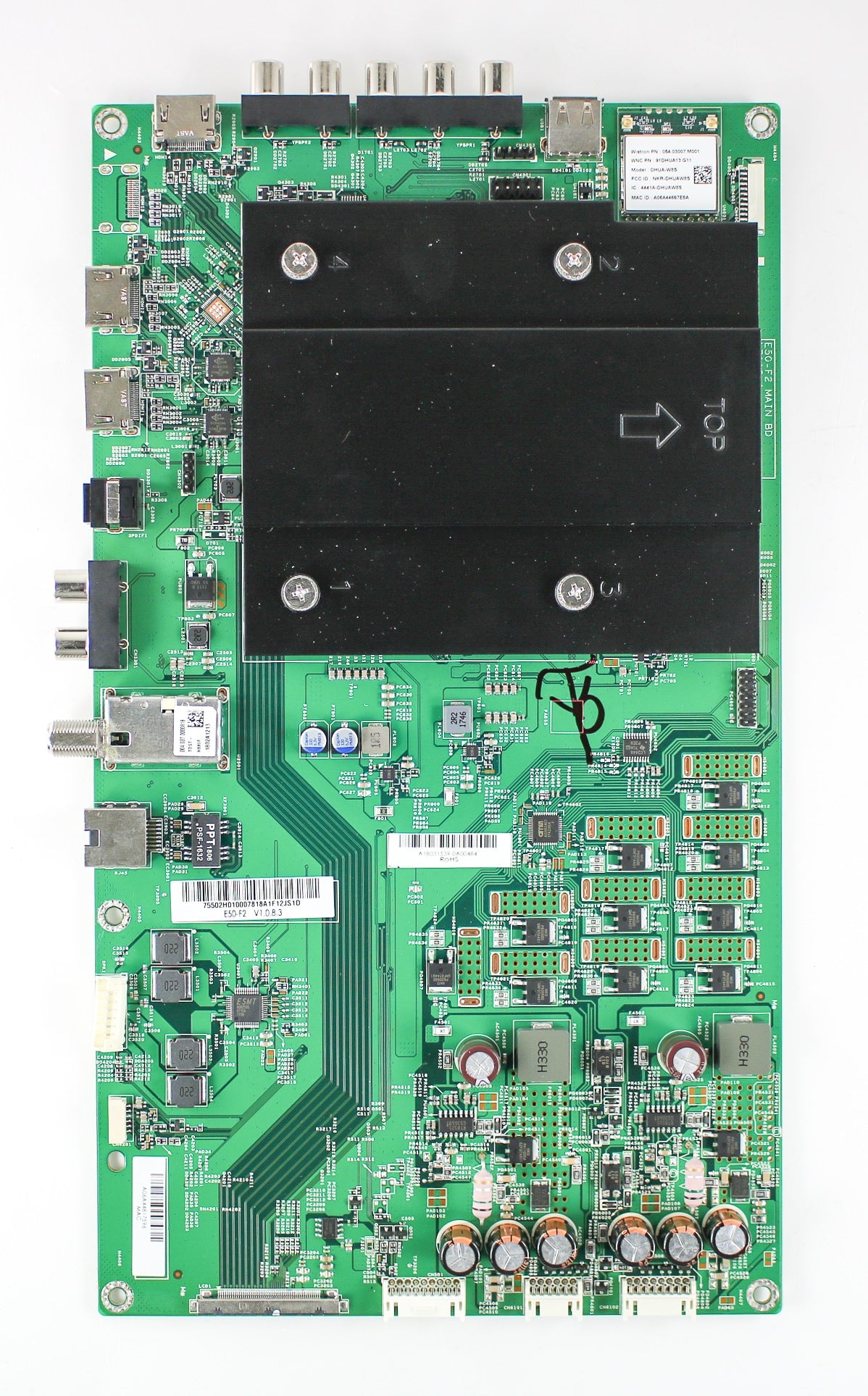VIZIO 755.02H01.0007 Main Board