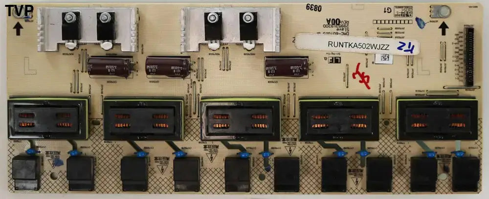 SHARP RUNTKA502WJZZ  DAC-60T015 BF  Backlight Inverter