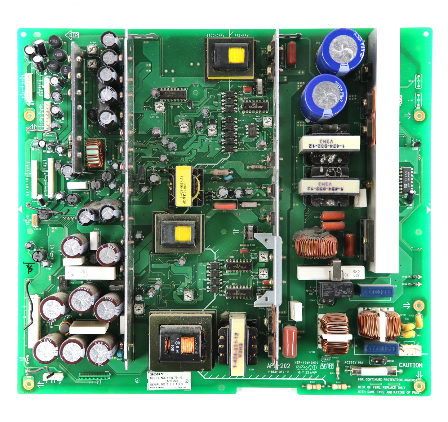 SONY 1-468-794-12 Power Supply Board