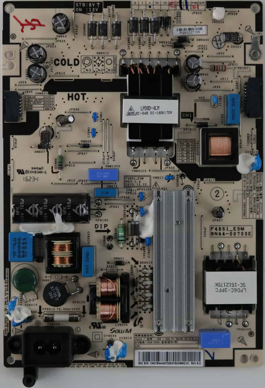 SAMSUNG BN44-00703E Power Supply / LED Board