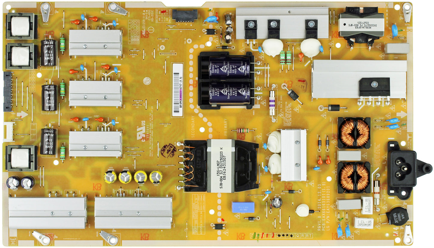 LG EAY63689201 Power Supply Board