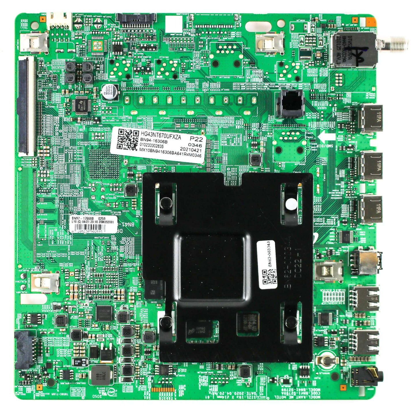 Samsung BN94-16306B Main Board for HG43NT670UF (Version BA01)