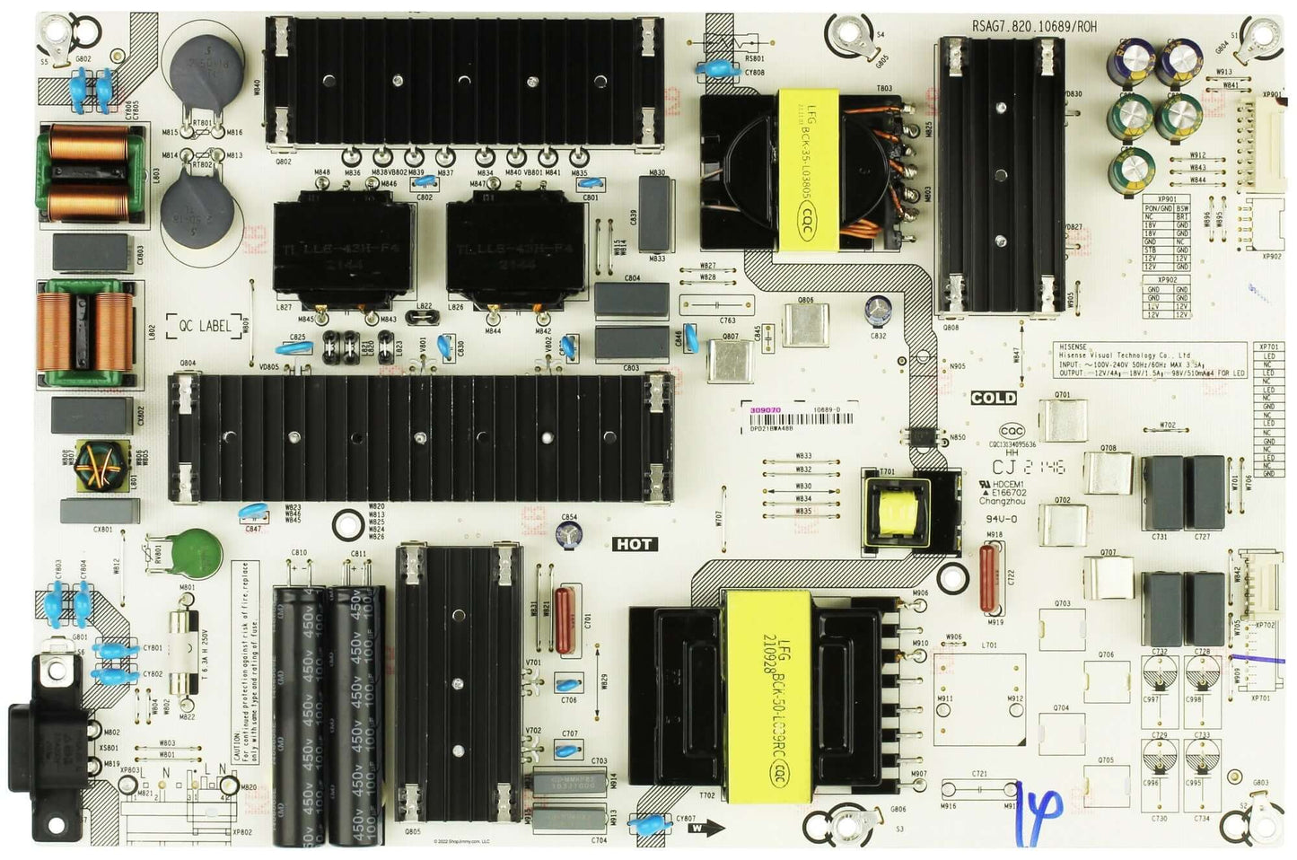 Hisense 309070 Power Board for 75A6H  