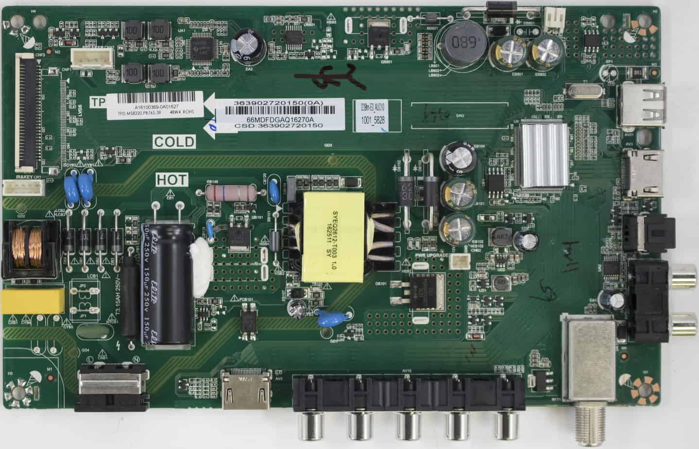 VIZIO 3639-0262-0395 Main Board  