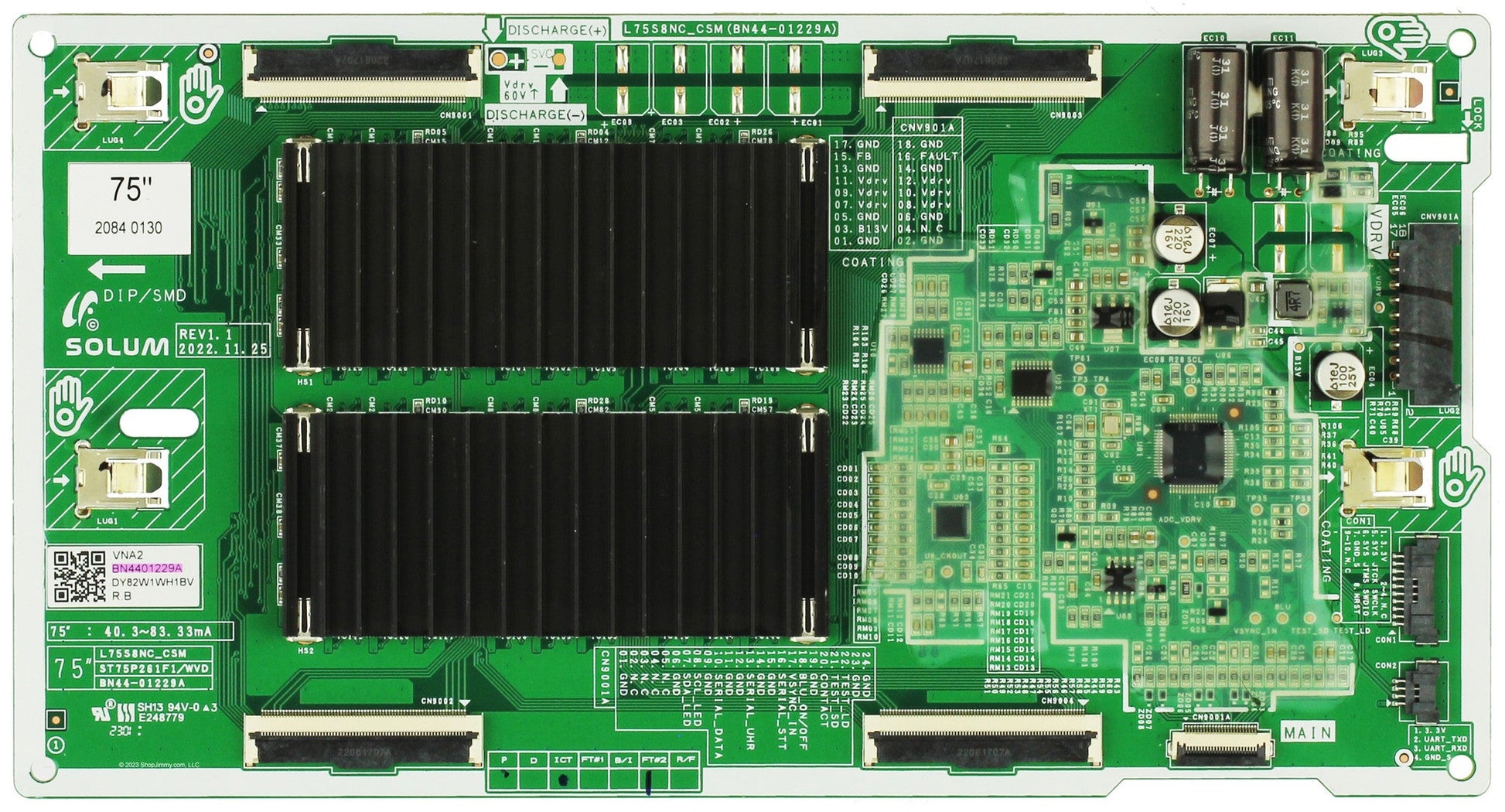 BN44-01229A Samsung QLED Driver Board