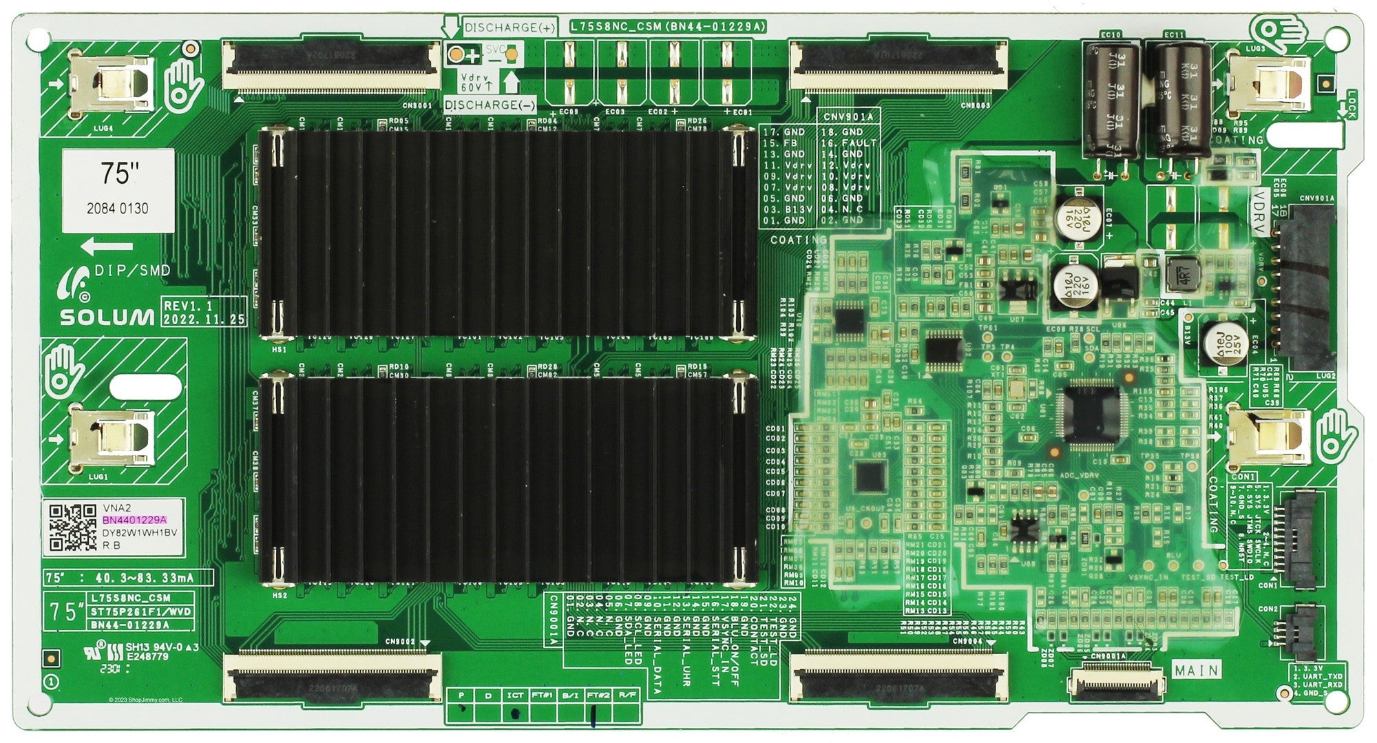 BN44-01229A Samsung QLED Driver Board