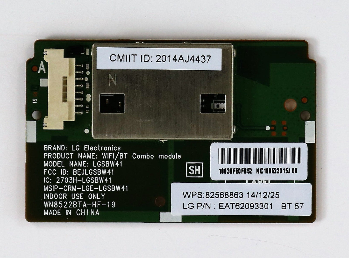 LG EAT62093301 Wireless/Wifi/Bluetooth Adapter  