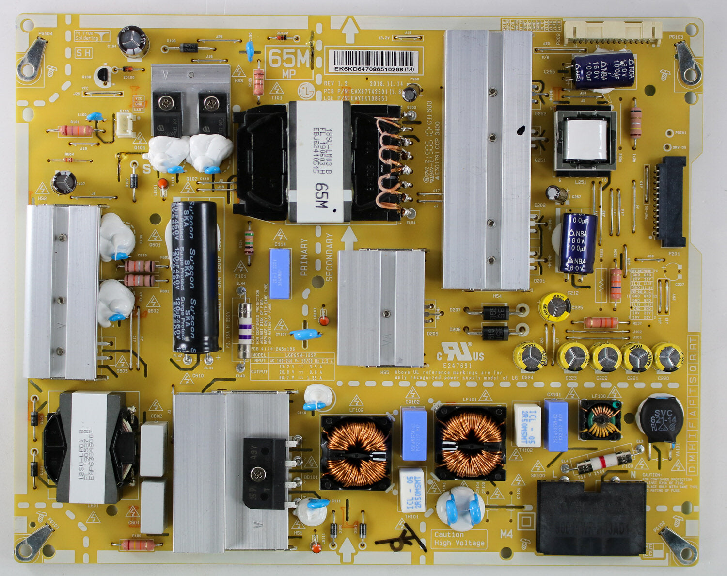 LG EAY64708651 Power Supply  