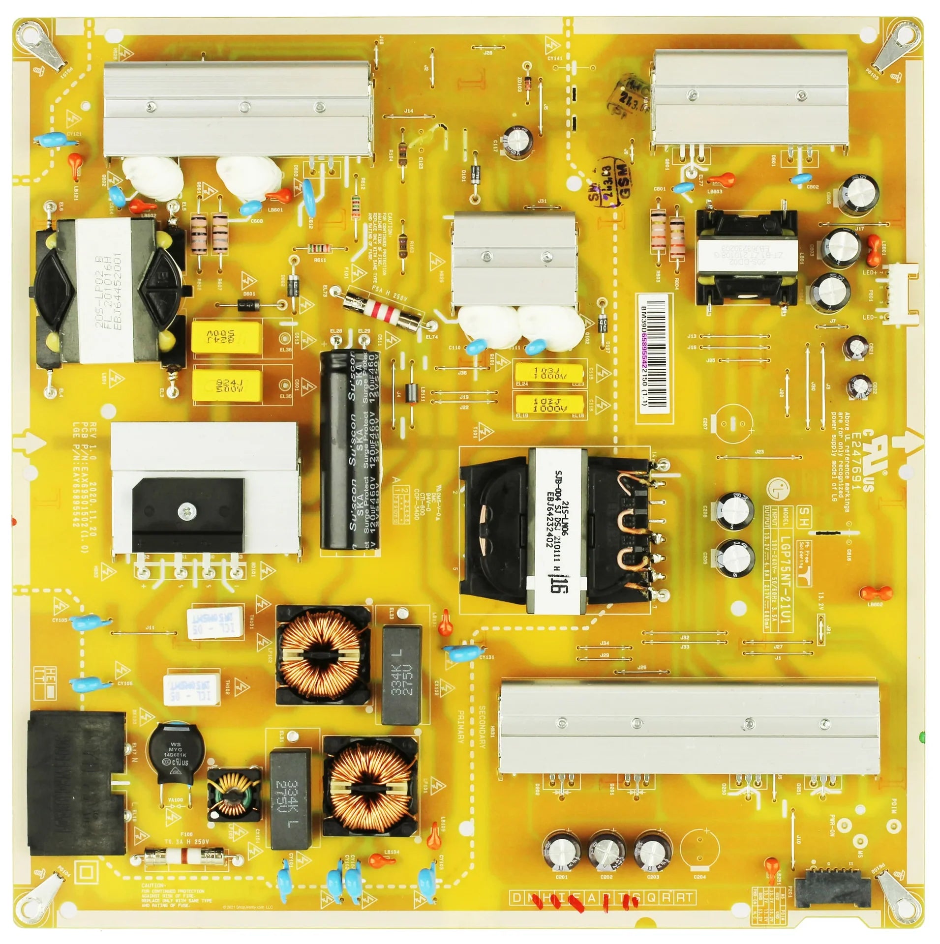 LG EAY65895546 Power Supply/LED Driver Board