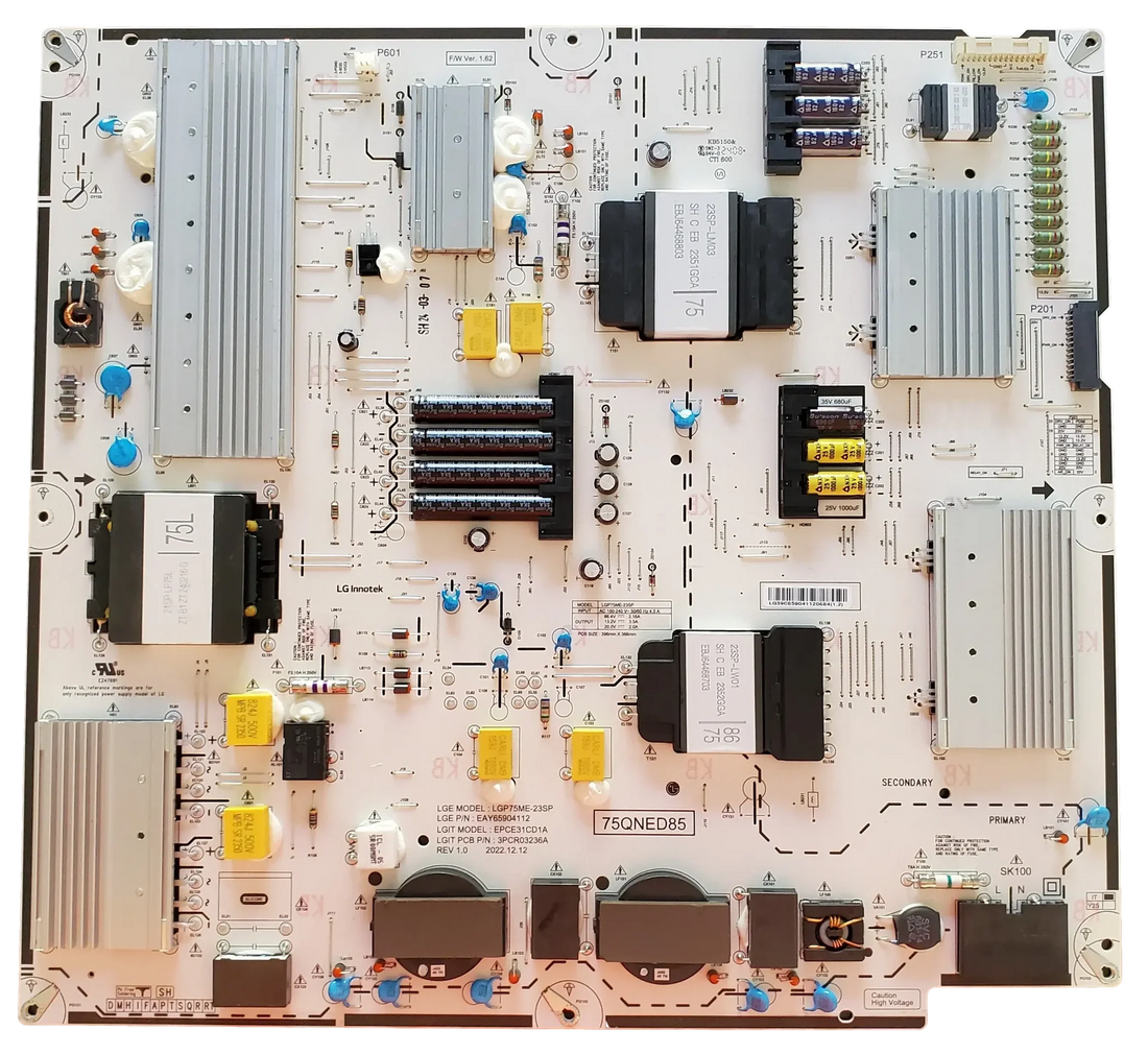 EBR39174802 LG Power Supply 75QNED90TUA