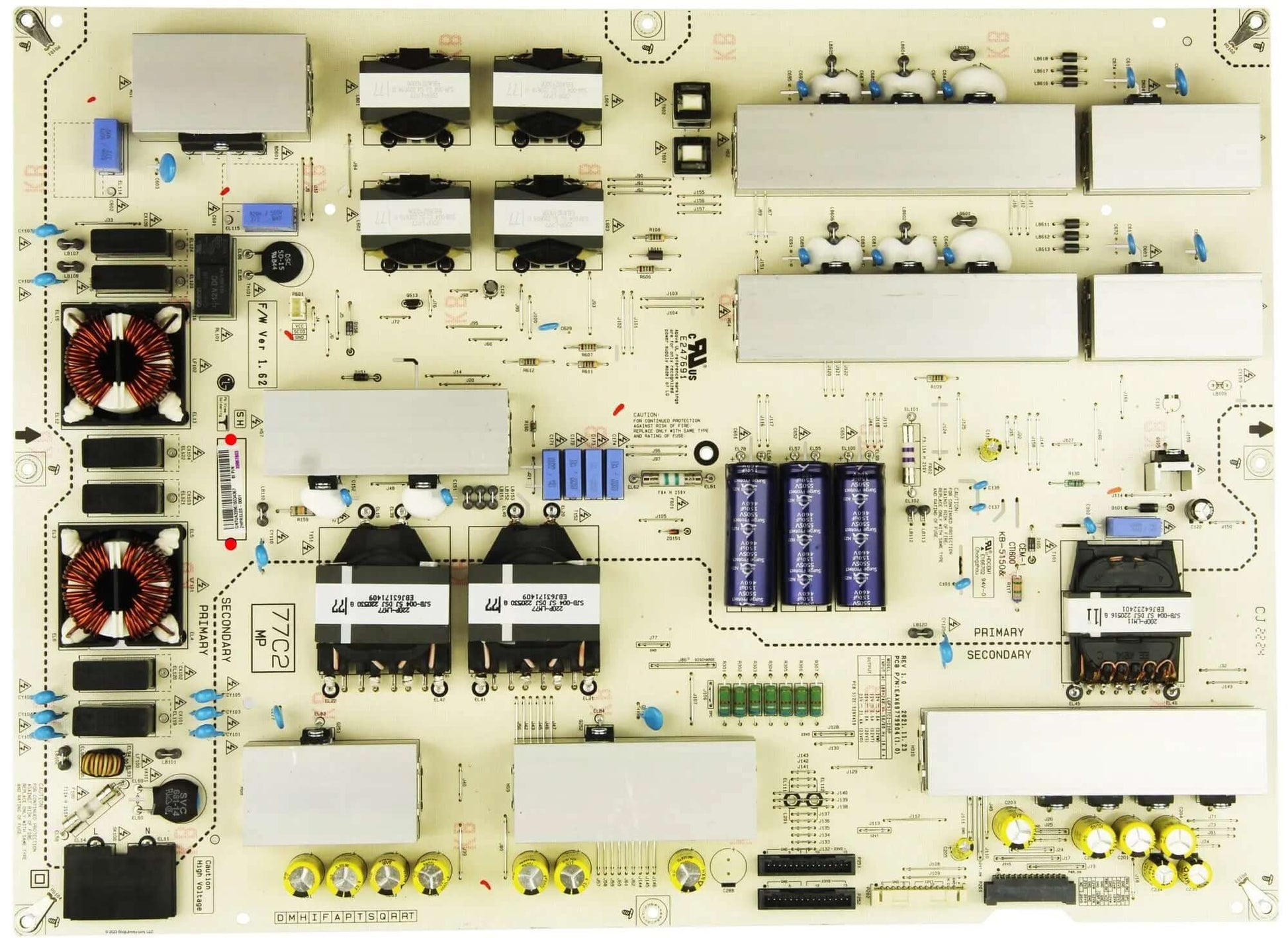 EBR35967803 LG Power Supply for OLED77C2 LG