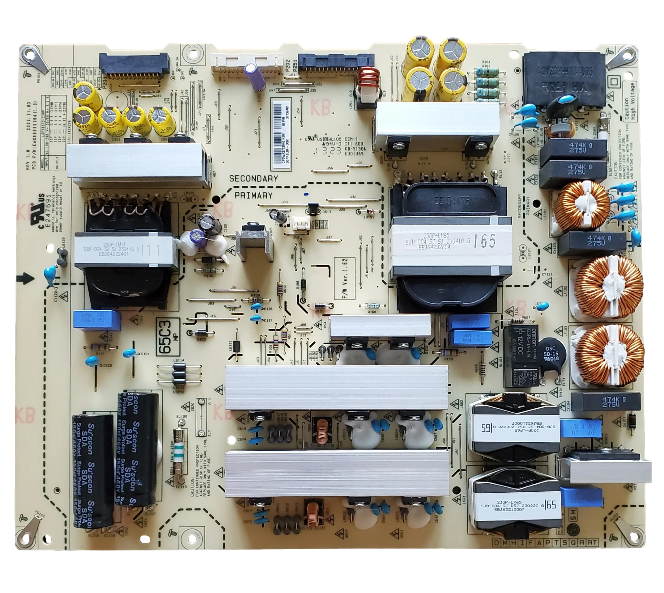 EBR37739401 LG Power Supply Board