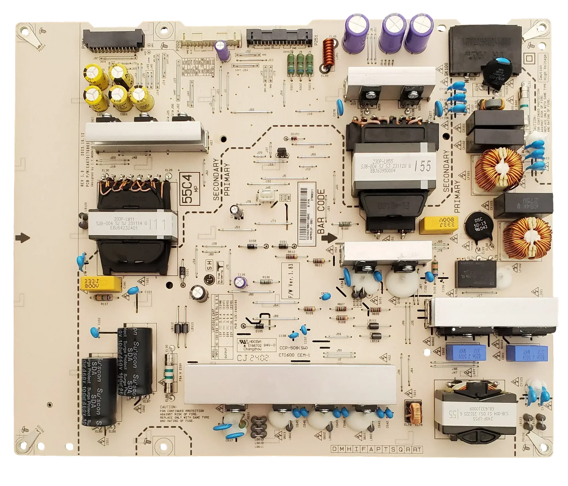 EBR37906511 LG Power Supply for OLED55C4
