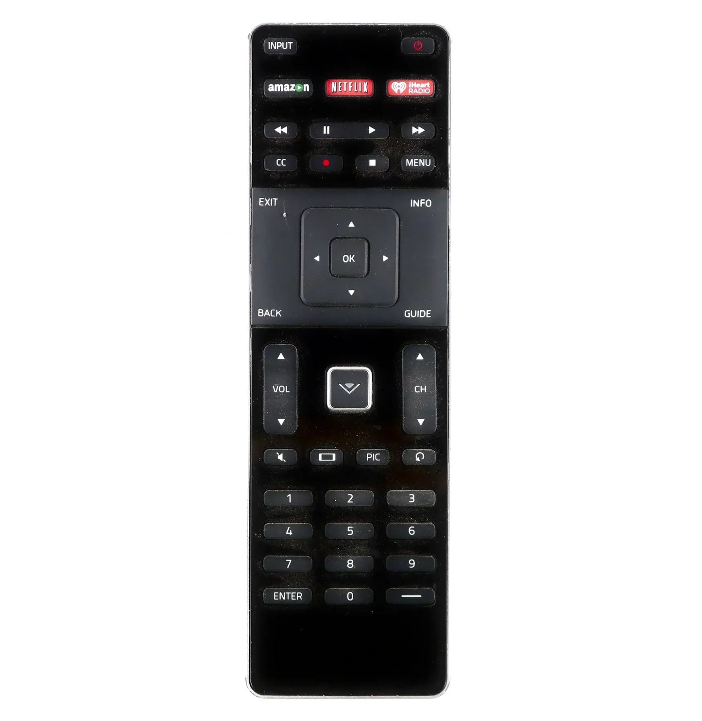 VIZIO XRT500 LCD Tv Remote Control with QWERTY Keyboard  