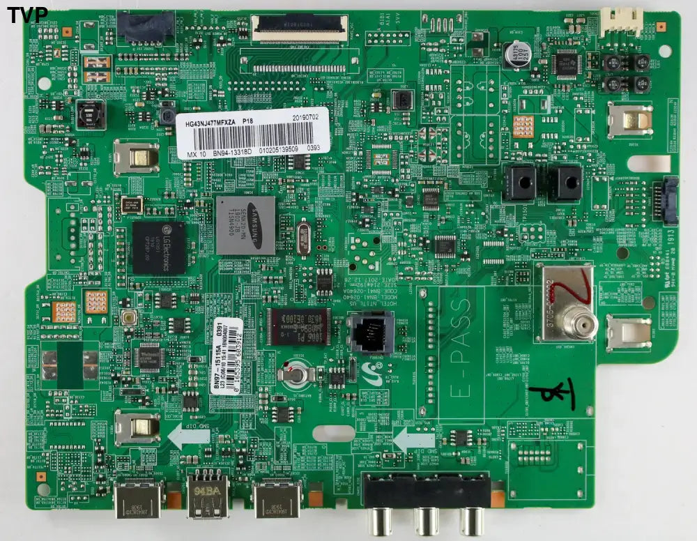 SAMSUNG BN94-13318A Main Board for HG40NJ477MF
