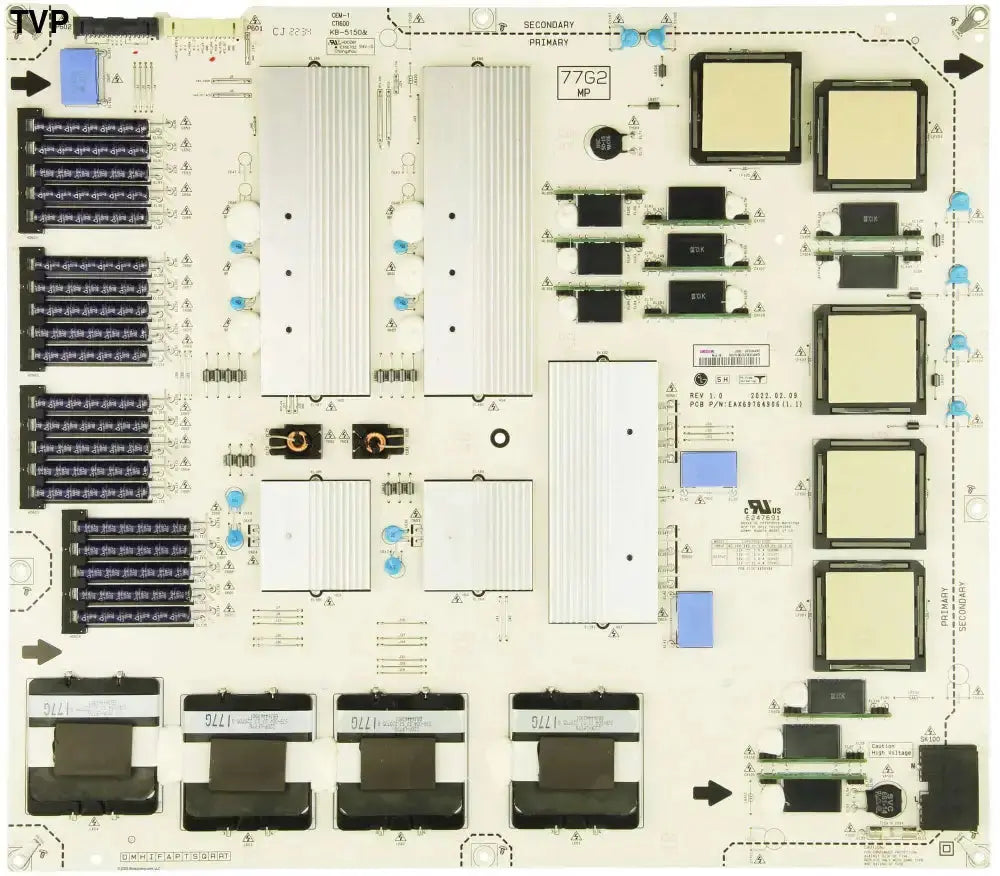 LG EBR36152301 Power Board for OLED77G2PUA