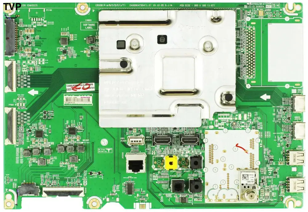 LG EBT66472404 Main Board for OLED55BXPUA DUSQLJR
