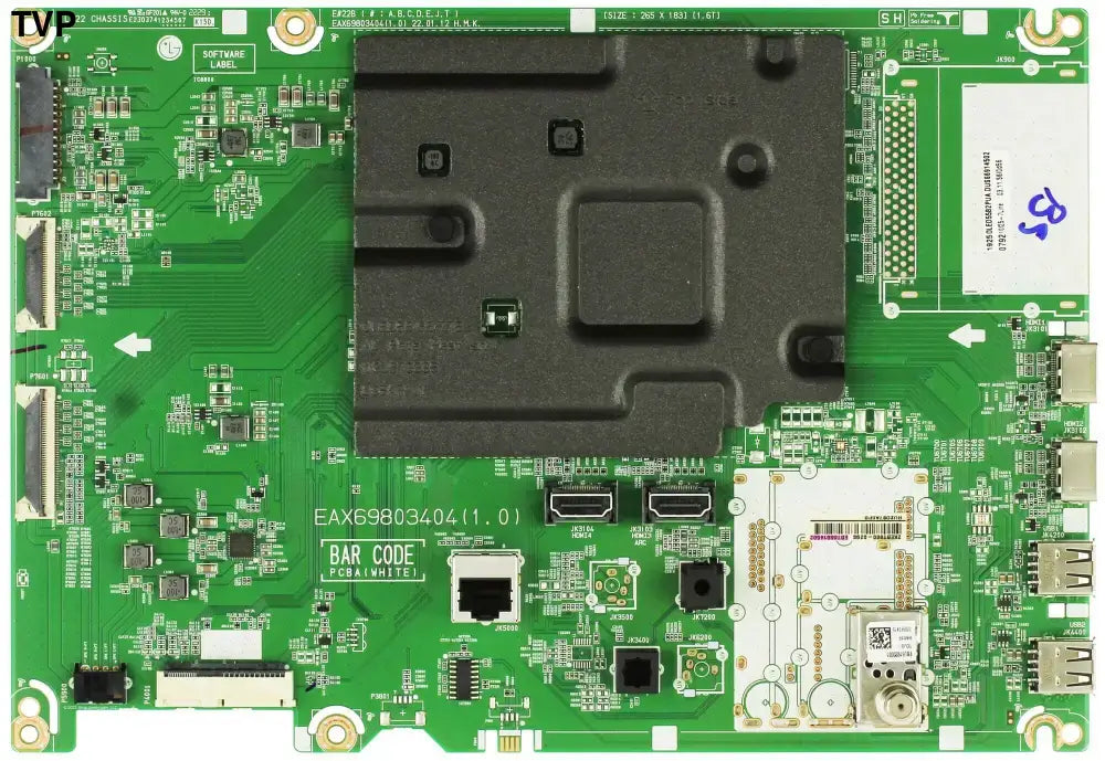 LG EBT66914502 Main Board for OLED55B2PUA DUSQLJR