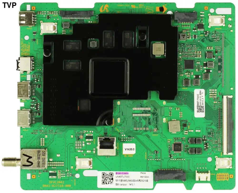 Samsung BN96-52986A Main Board for UN43TU7000F Version XA08
