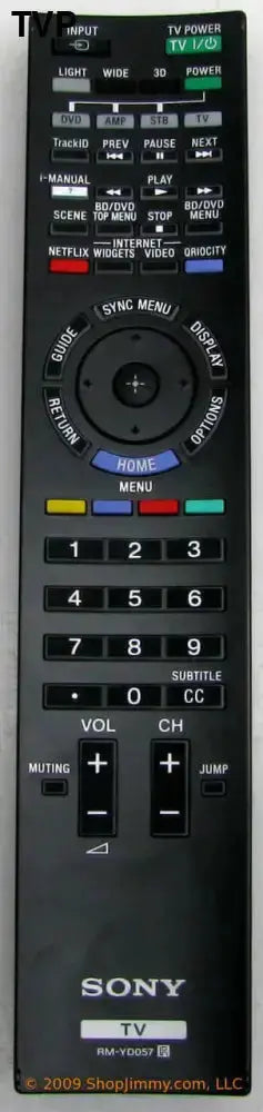 SONY RM-YD057 1-489-463-11 3D Remote
