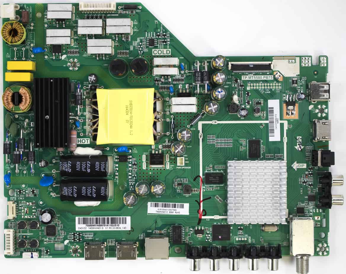 VIZIO 755.00W01.A009 Main Board