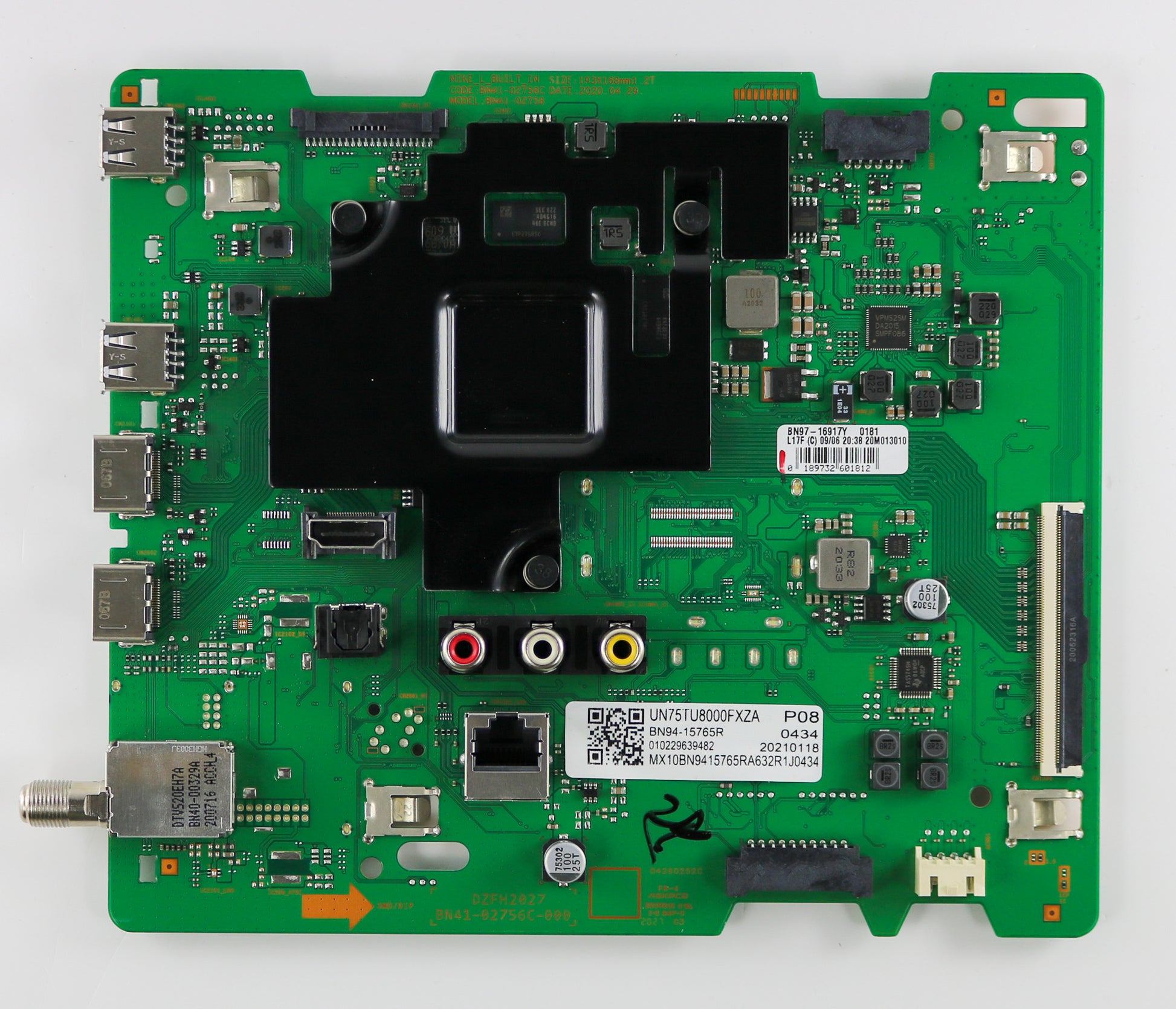 Samsung BN94-15765R Main Board for UN75TU8000FXZA (Version BB01)