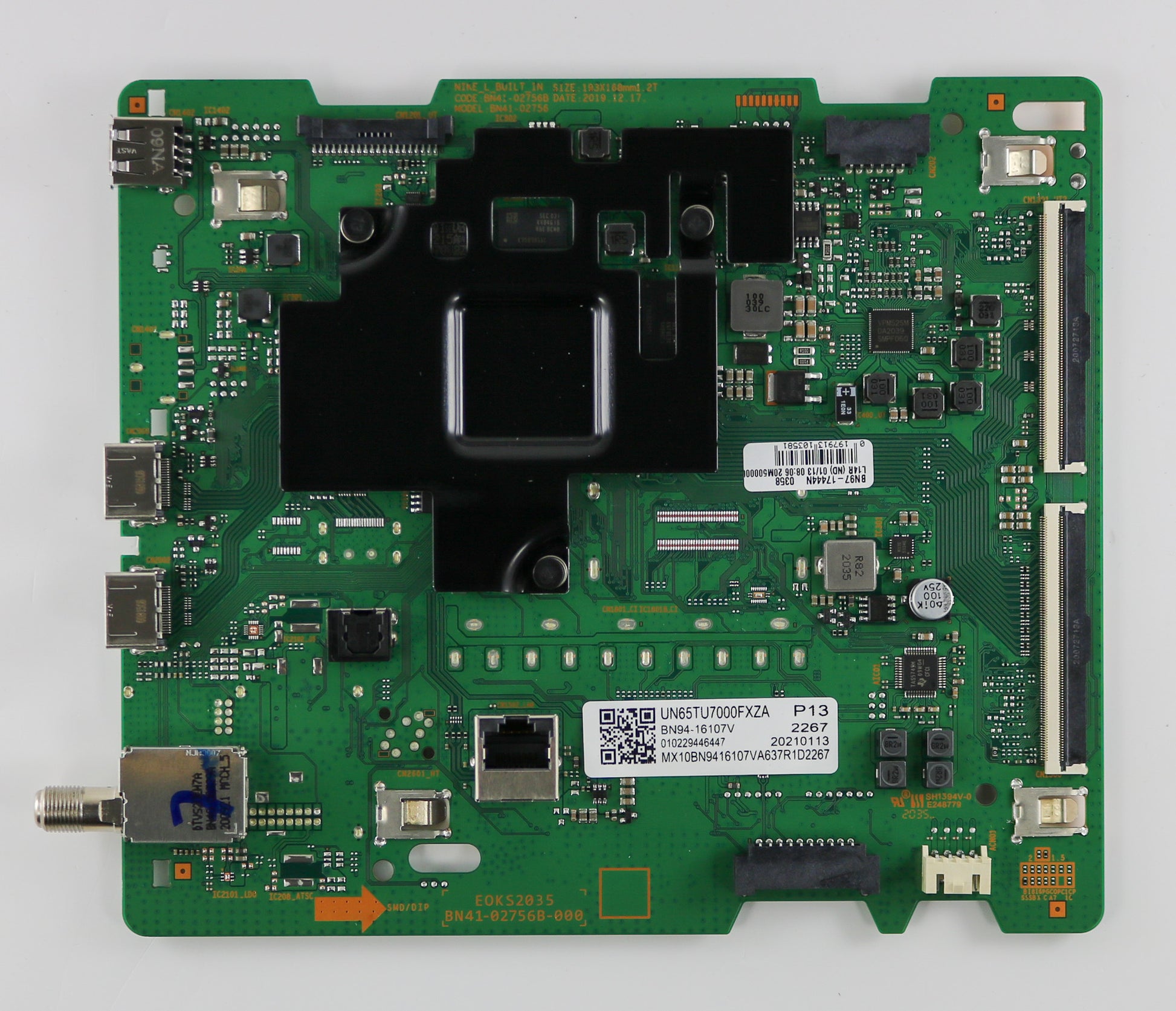 Samsung BN94-16107V Main Board for UN65TU700DFXZA UN65TU7000FXZA (Version FA04)