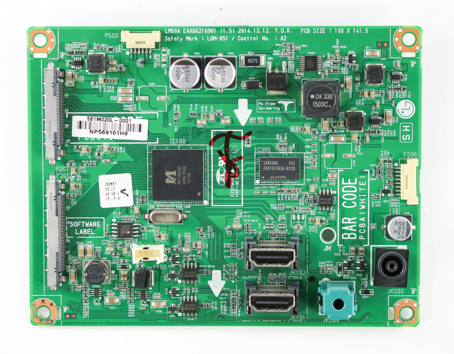 LG EBT63717001 Main Board