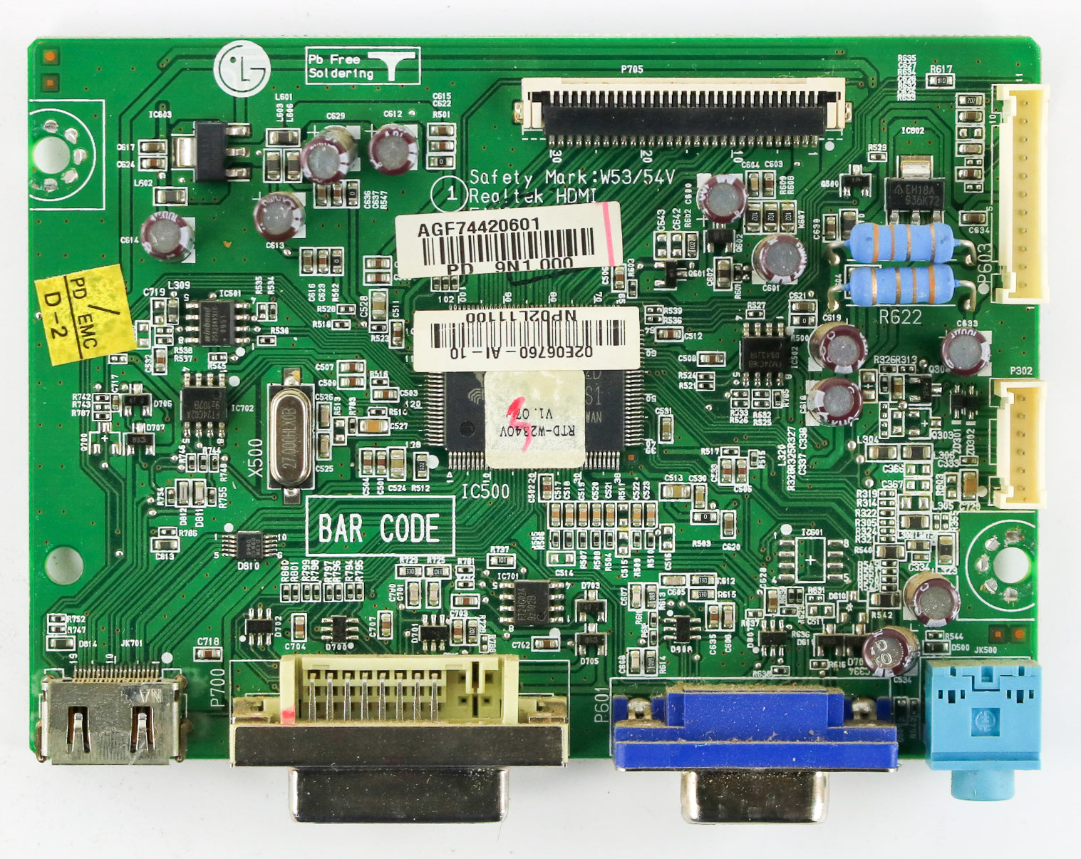 LG EBU60864801 Main Board