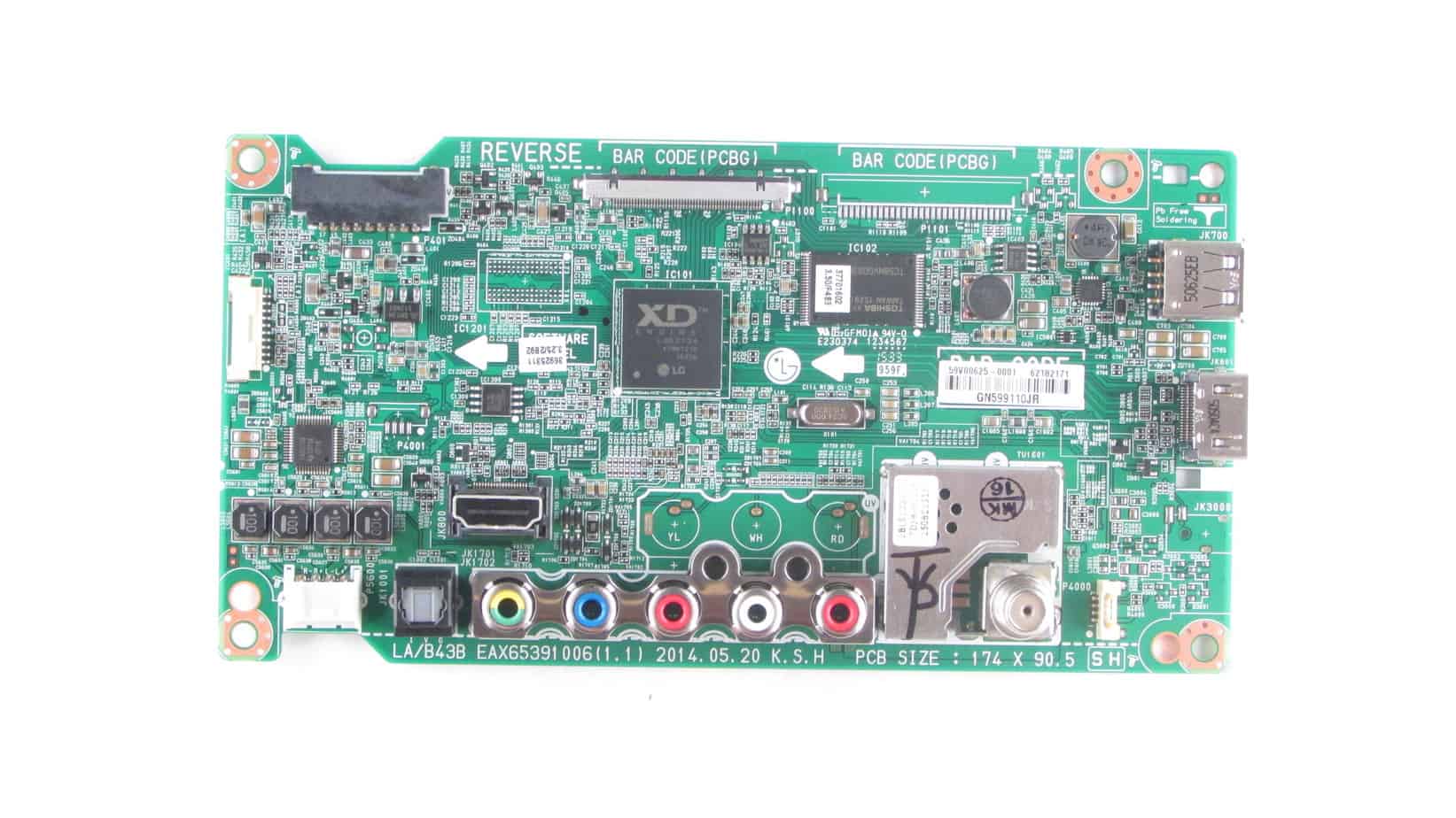 LG EBU62182171 Main Board