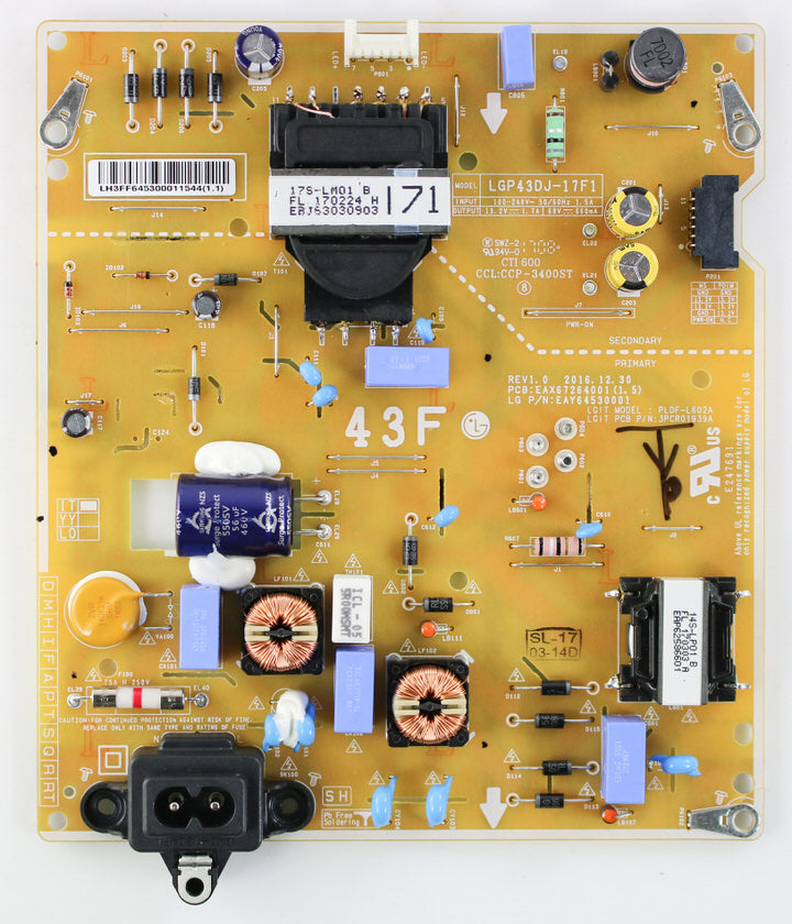 LG EAY64530001 Power Supply / LED Board