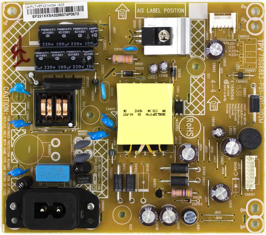 VIZIO PLTVEF221XXSA Power Supply