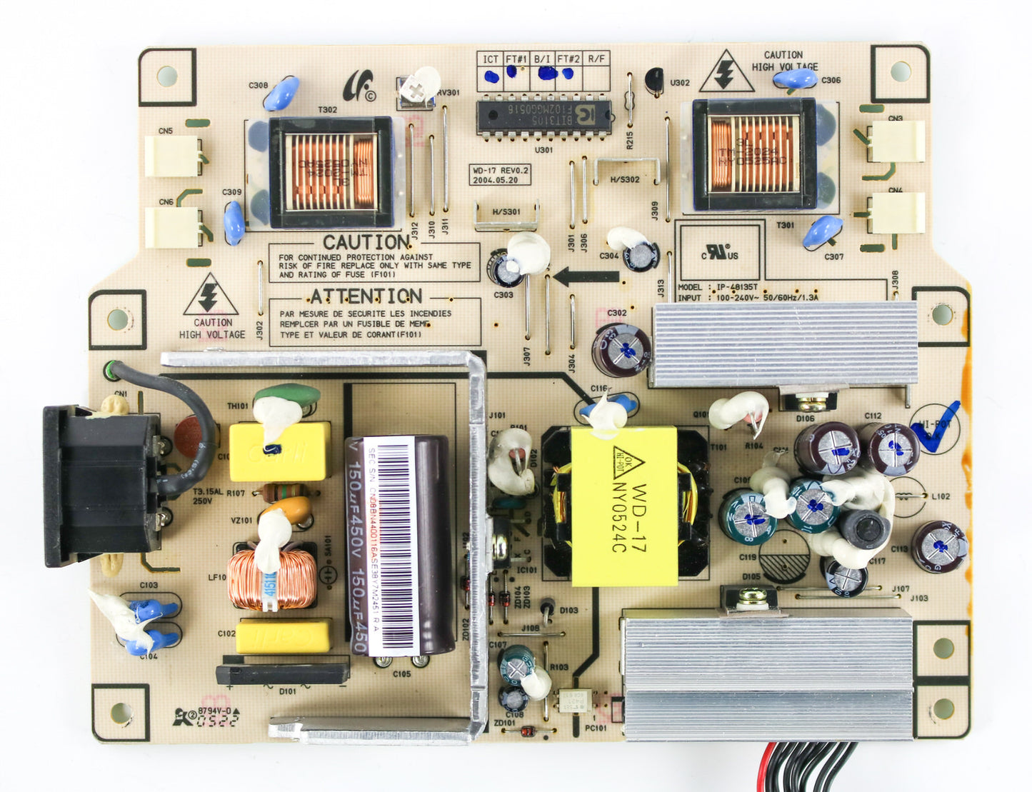 SAMSUNG BN44-00116A Power Supply/Backlight Inverter