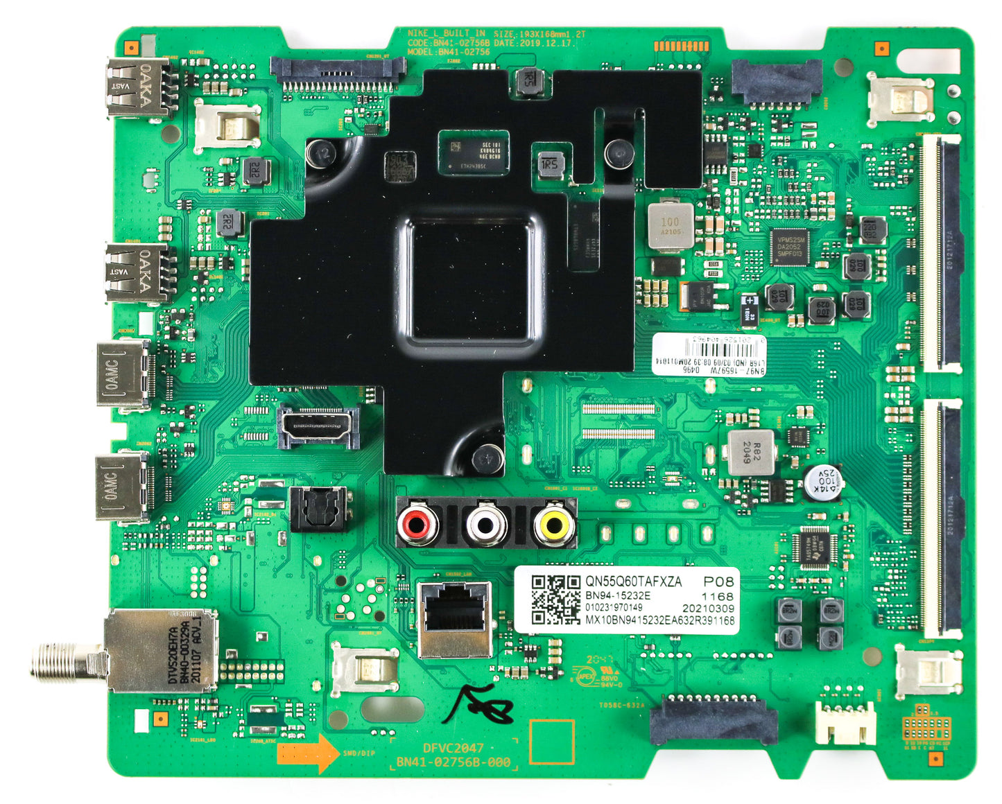 Samsung BN94-15232E Main Board for QN55Q60TAFXZA (Version FB01)