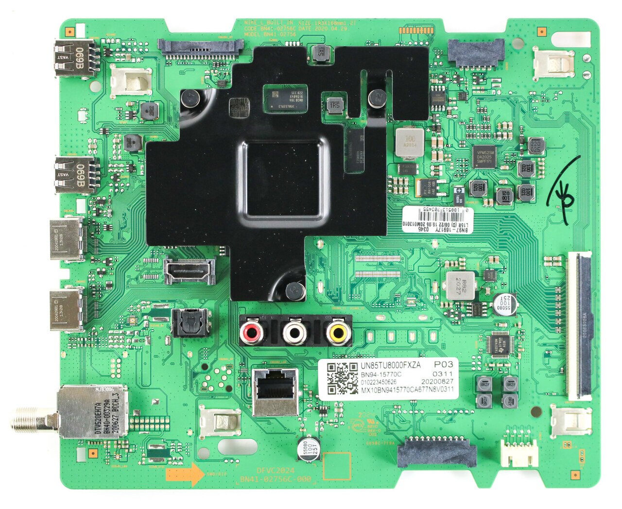 Samsung BN94-15770C Main Board for UN85TU8000FXZA (CA01 Version)