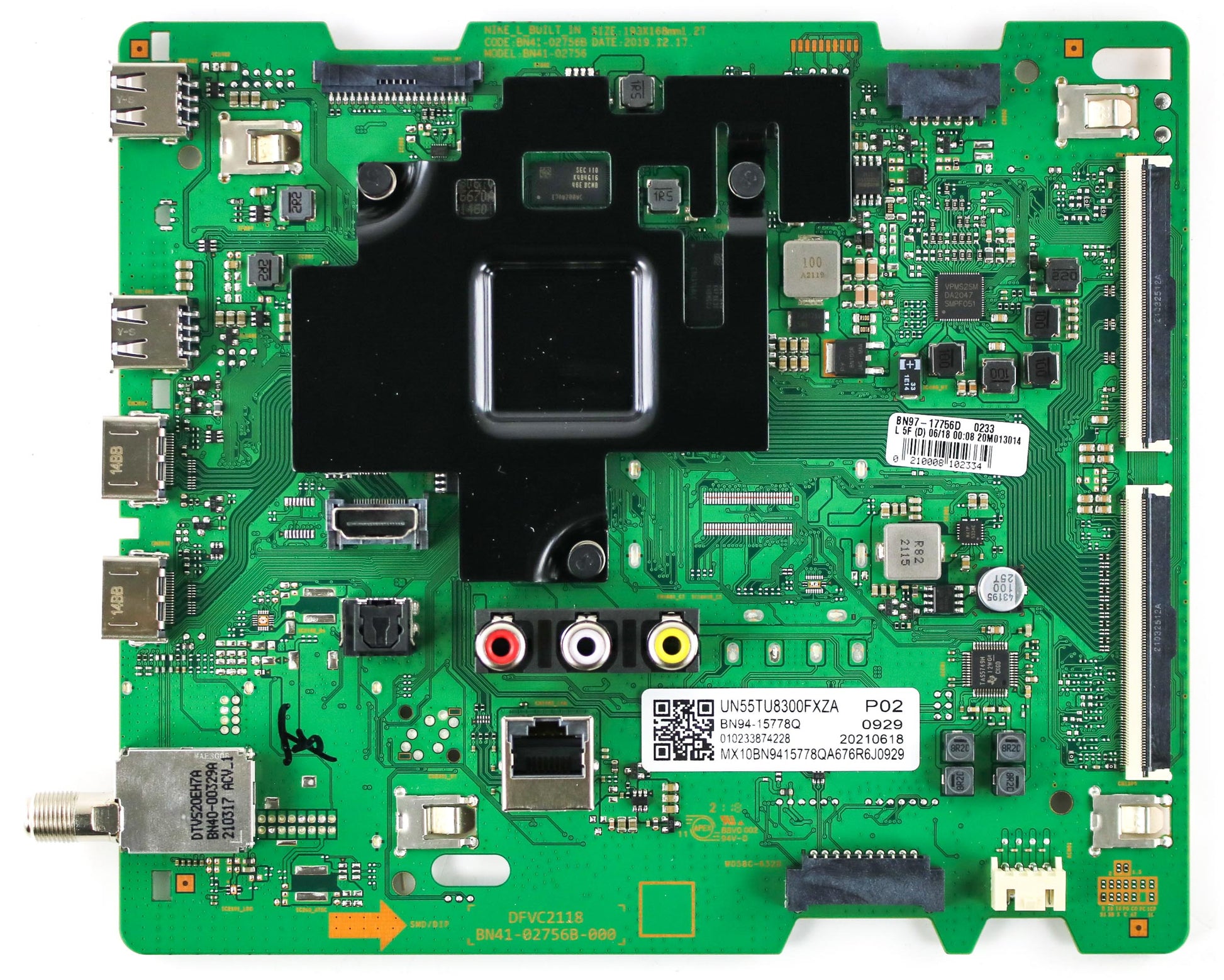 Samsung BN94-15778Q Main Board for UN55TU8300FXZA (Version FA01)