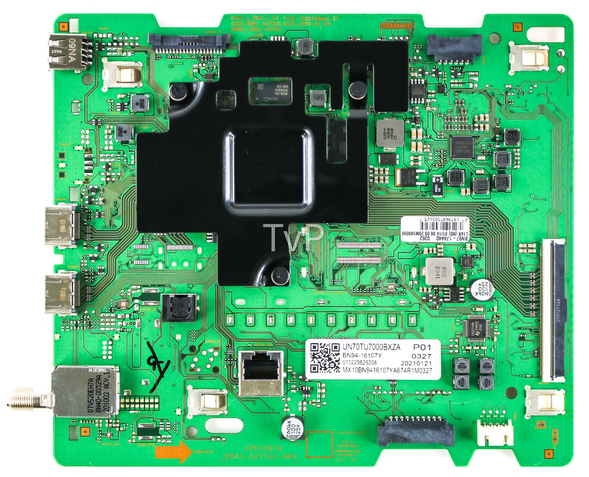 Samsung BN94-16107Y Main Board UN70TU7000B (Version UA04)