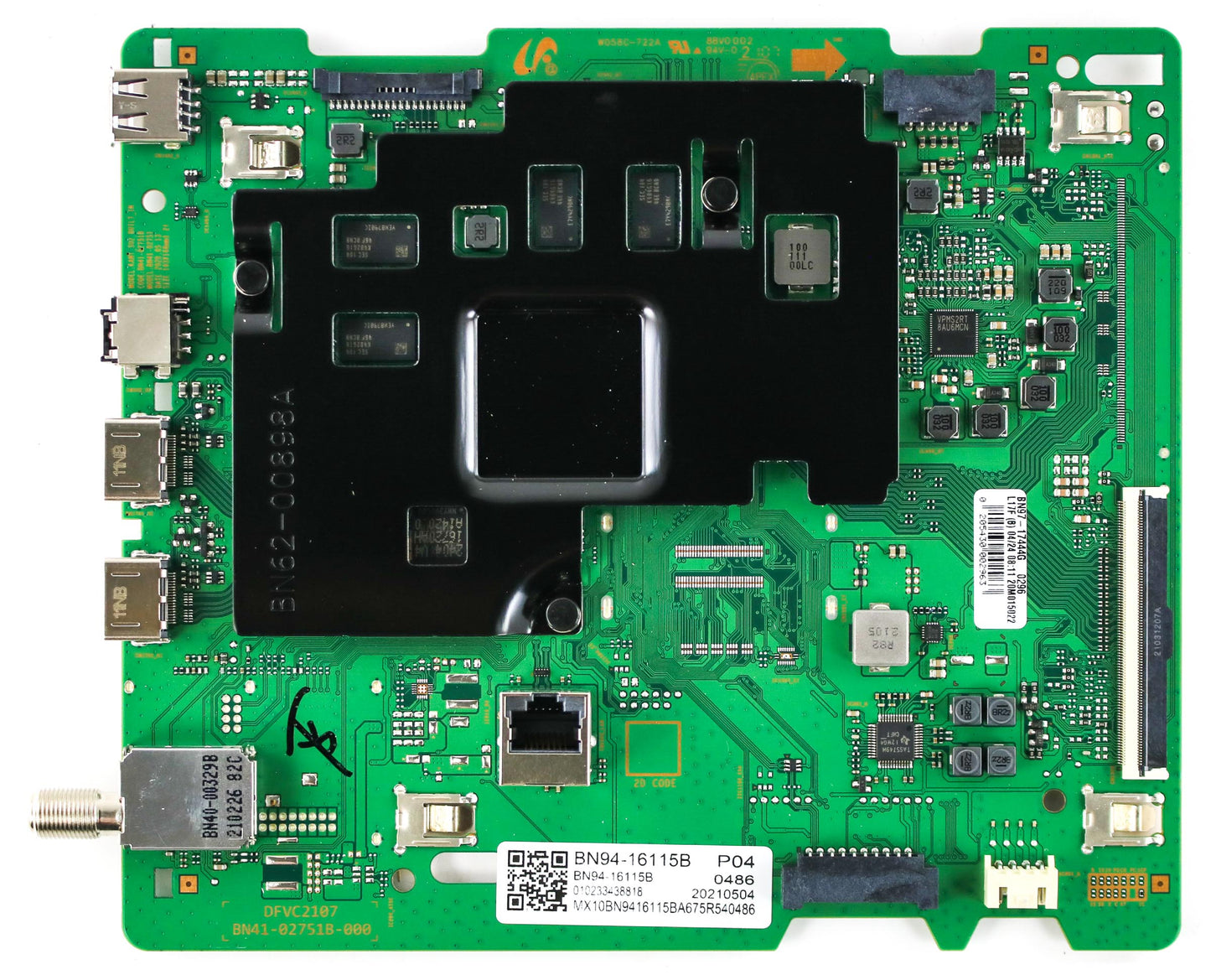 Samsung BN94-16115B Main Board for UN43TU7000F (Version XA08)