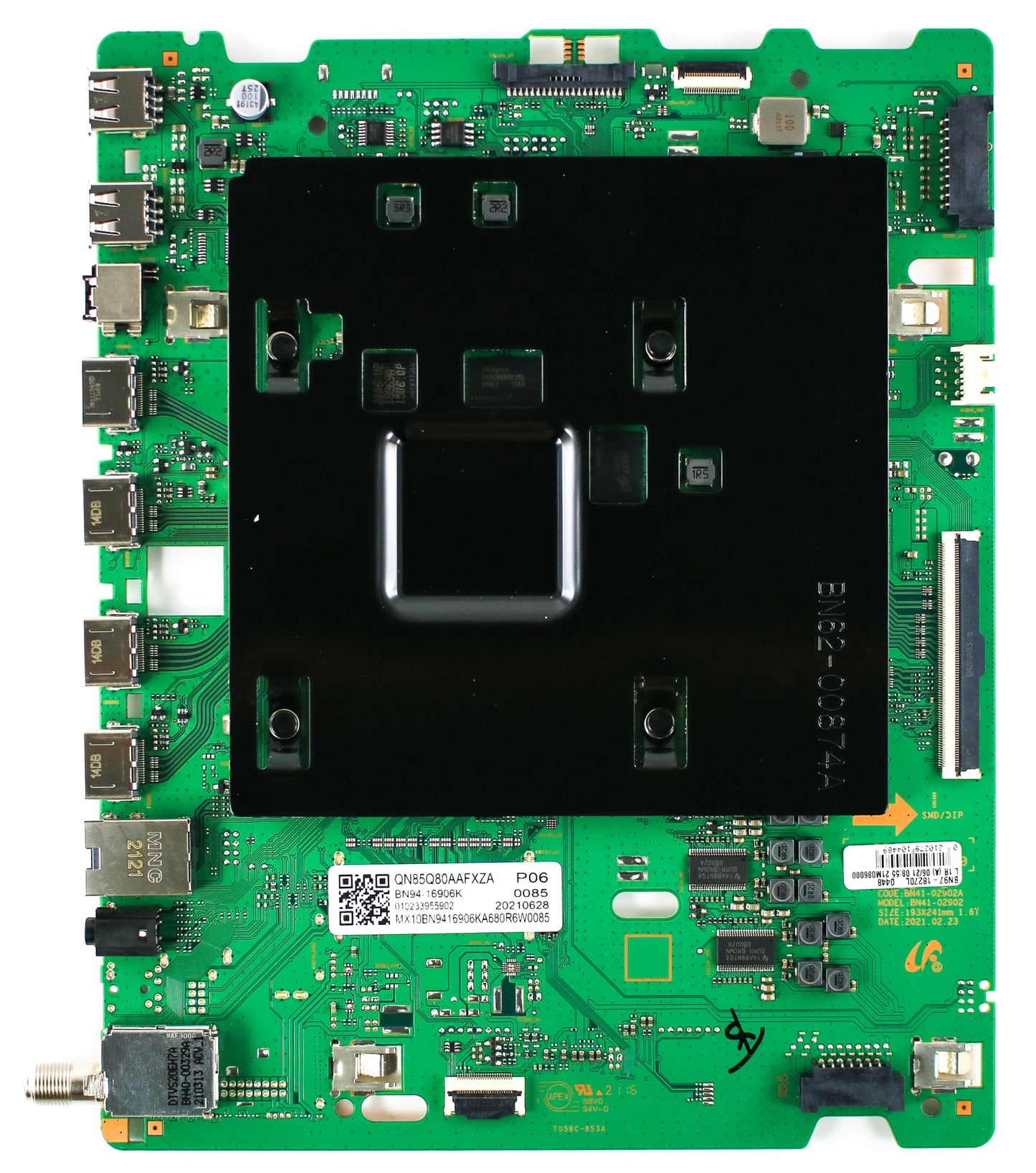 Samsung BN94-16906K Main Board for QN85Q80AAF (Version CC03)