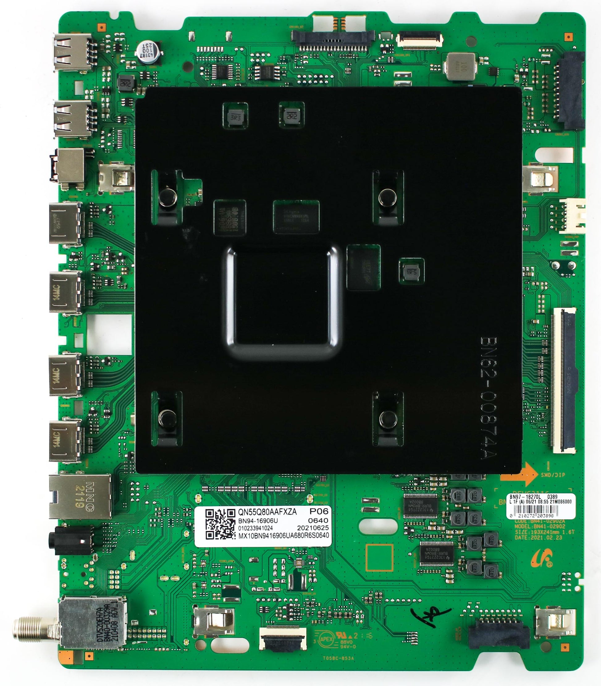 Samsung BN94-16906U Main Board for QN55Q80AAF (Version BA01)