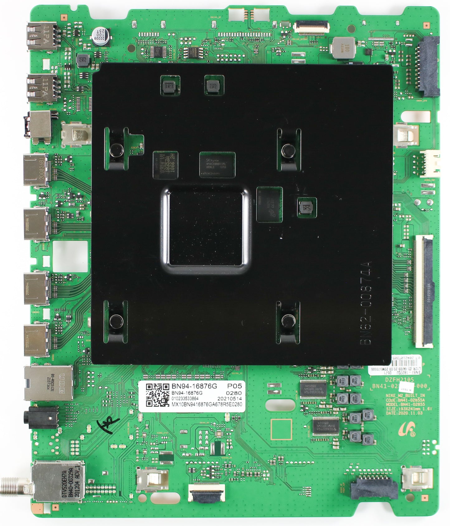 Samsung BN94-16876G Main Board for QN55Q80AAF (Version BA01)