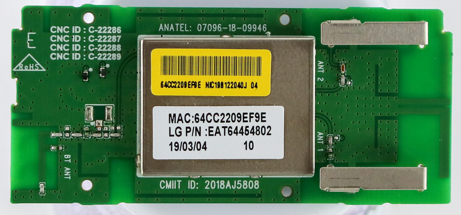 LG EAT64454802 WI-FI Module