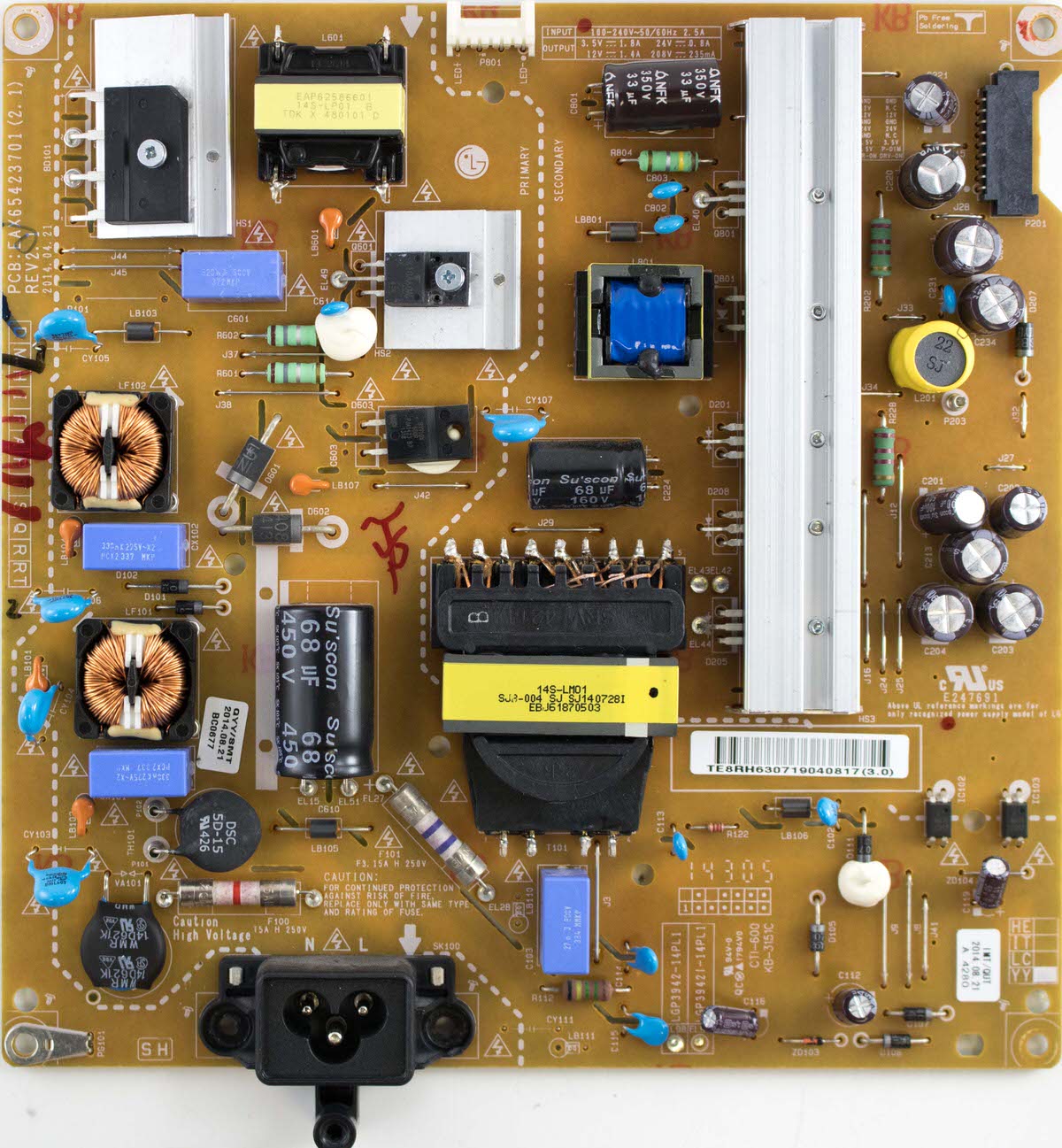 LG EAY63071904 Power Supply