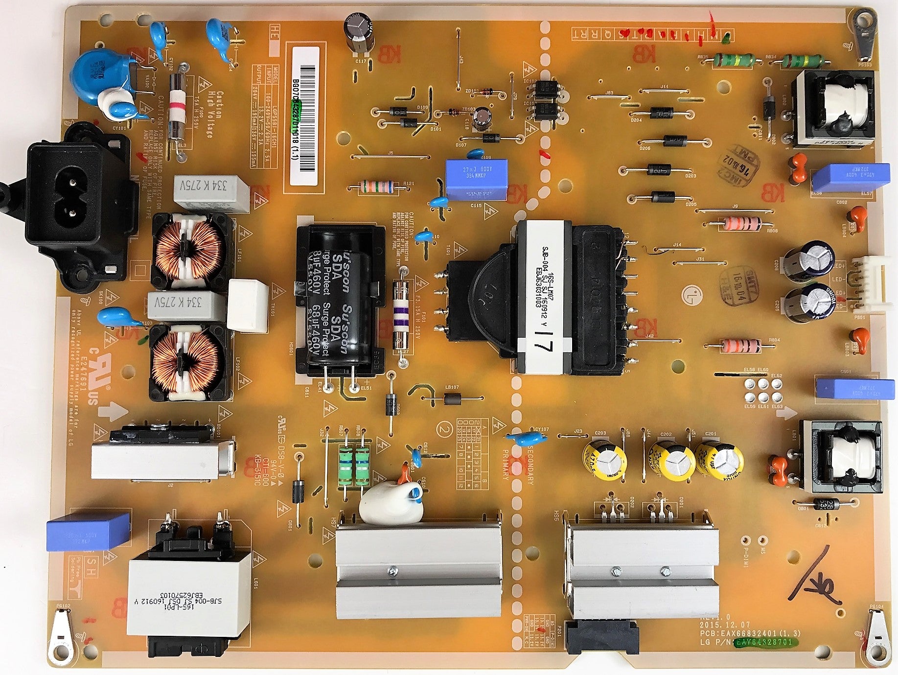 LG EAY64328701 Power Supply Board