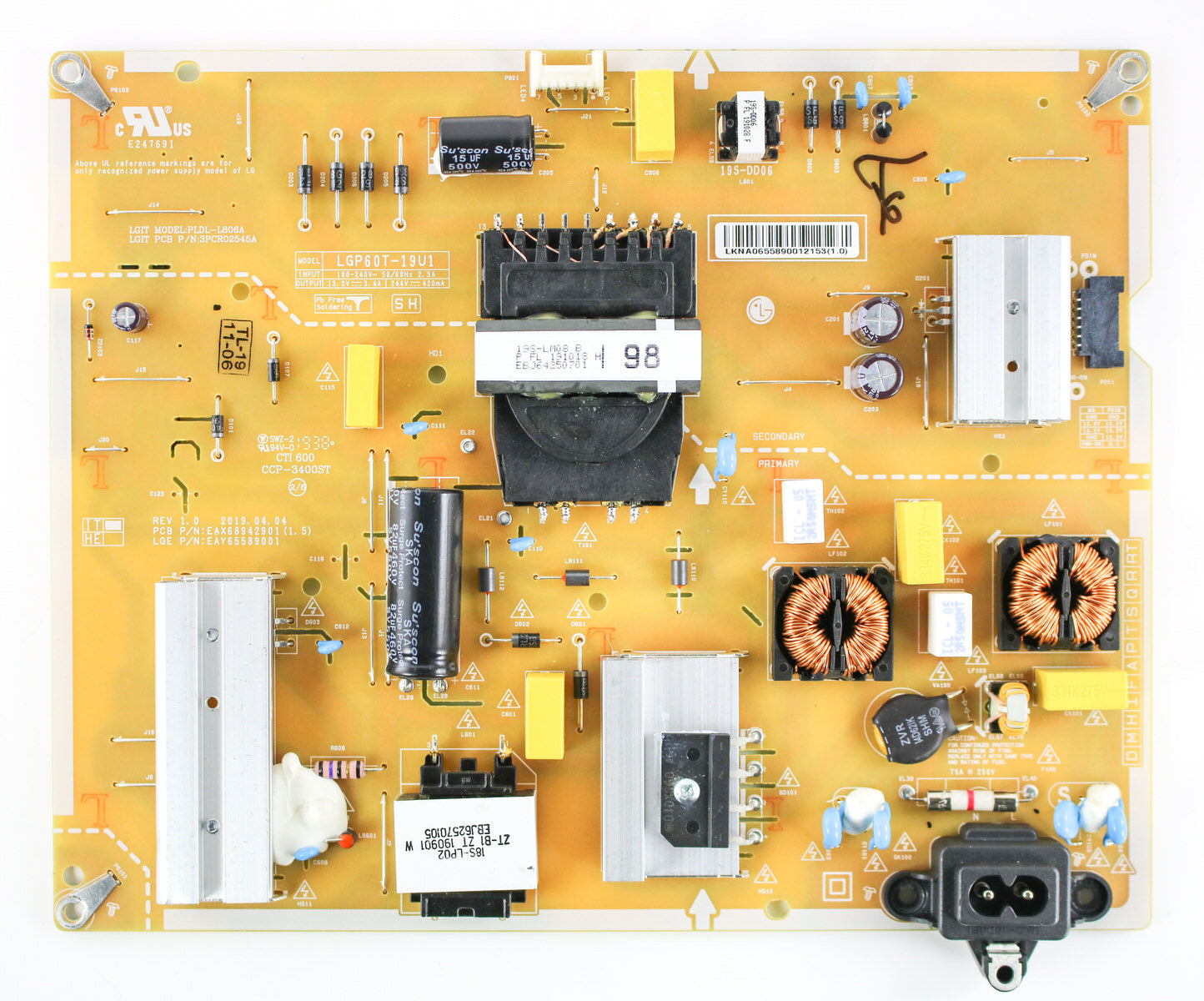 LG EAY65589001 Power Supply