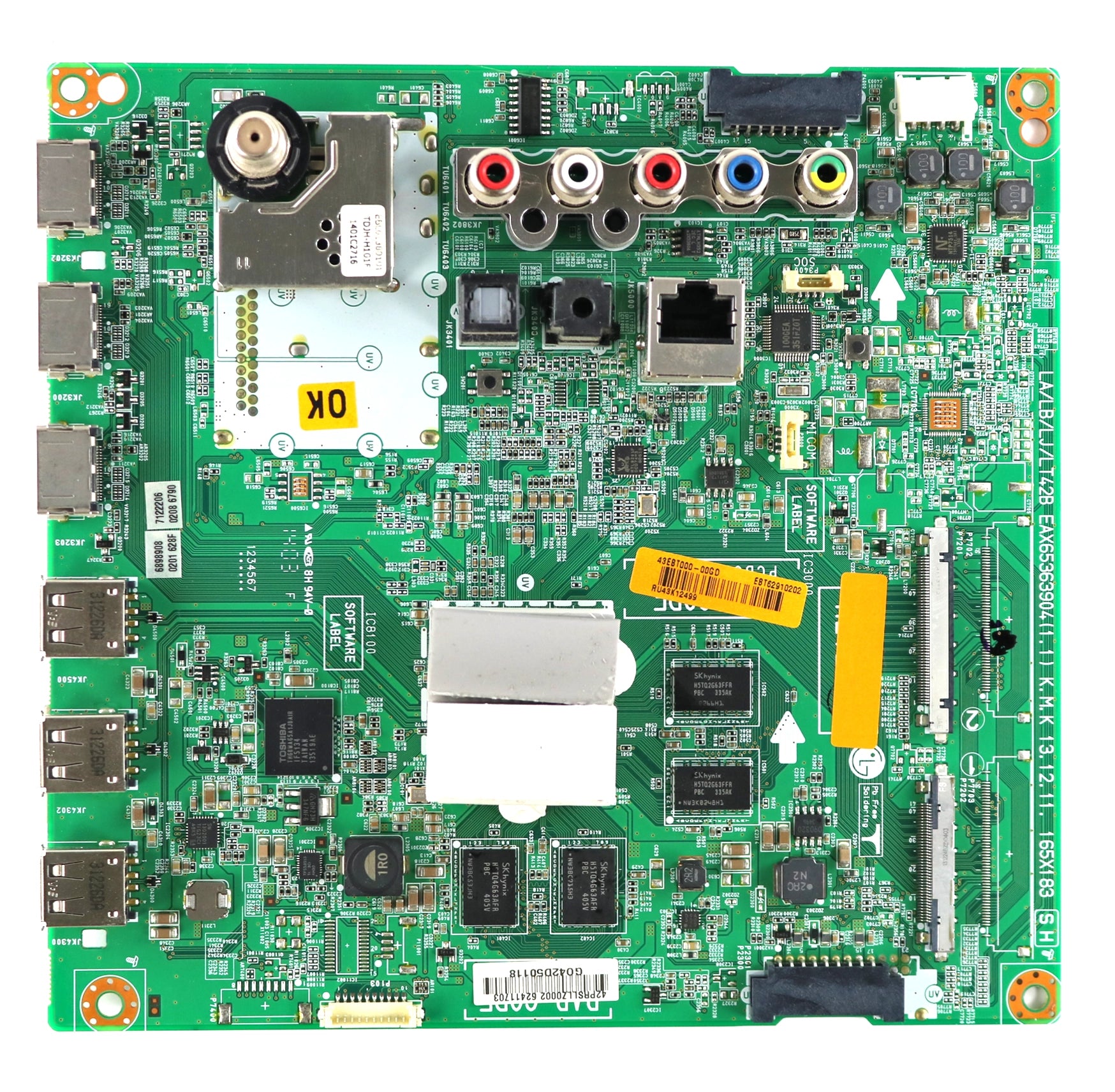 LG EBT62910202 Main Board for 60LB6500-UP