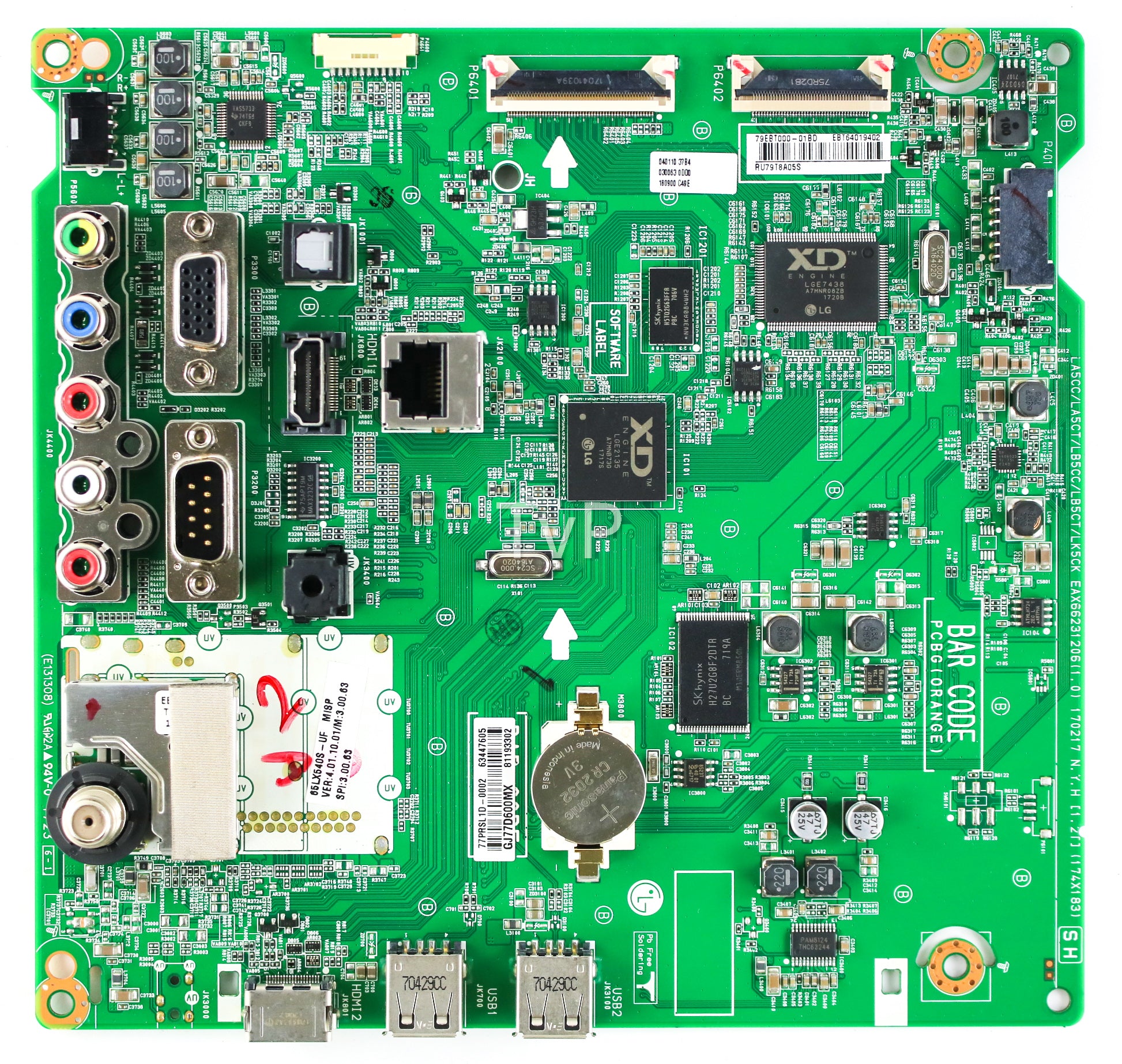 LG EBT64019402 Main Board