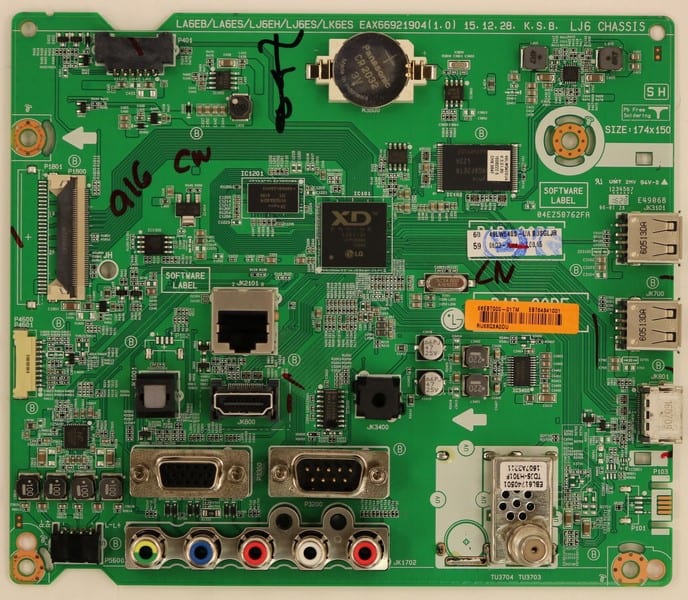 LG EBT64341001 Main Board