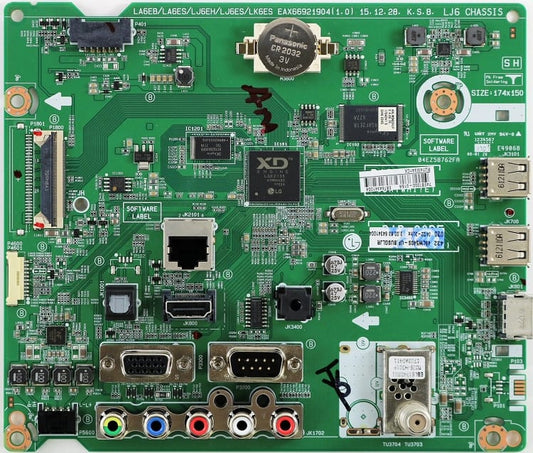 LG EBT64341004 Main Board